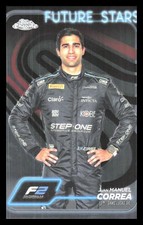 2024 Topps Chrome Formula 1 Juan Manuel Correa # 34 F2 Dams Lucas Oil 2J
