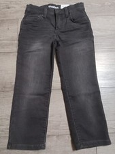 Sonoma Boy's Jean  s Black Acid Wash Adjustable Waist Husky Size 5 New With Tags