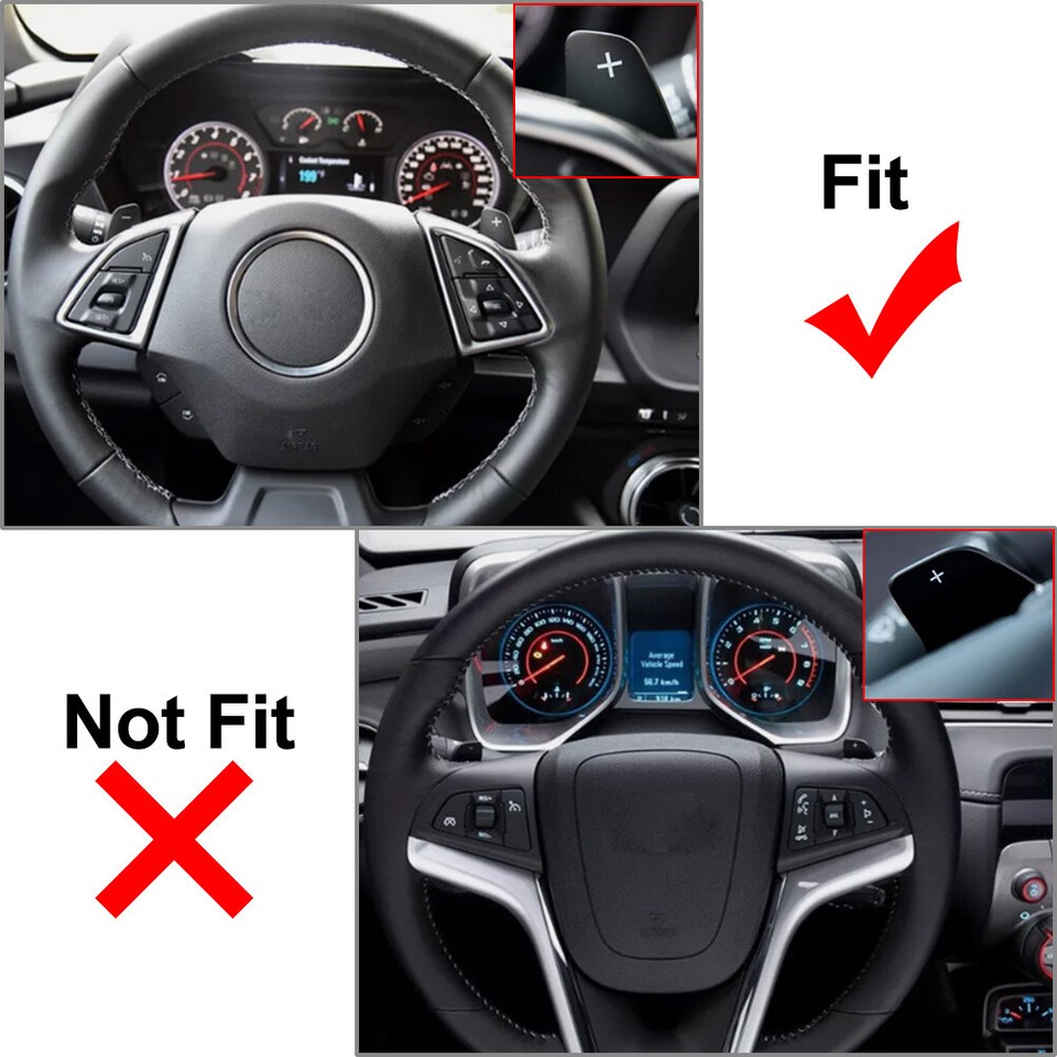 Steering Wheel Shifter Paddle Extension Fit Chevrolet Camaro C7 ...