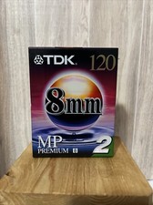 2 Pack TDK MP Premium 120 Min 8mm CAMCORDER Video CASSETTE Tapes NEW Sealed