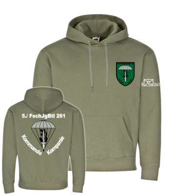 Hoodie FschJgBtl 261 Fallschirmjäger Kommando Kompanie Taktische