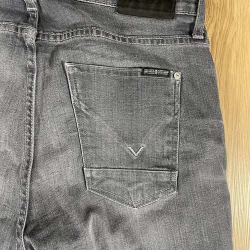 Hudson Mens Jeans Size 31x32 Skinny Button Fly Sartor Slouchy Blue Gray EUC - Picture 8 of 19