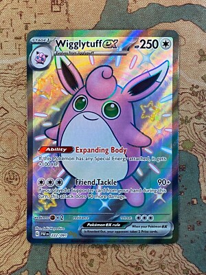 ✨S✨ Pokemon Card TCG - Wigglytuff ex 222/091 Shiny Ultra Rare Paldean