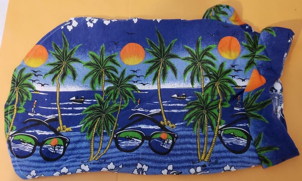 Tropical Sunglasses Palm Trees Graphic T-Shirt  -image