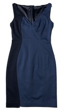 Preowned- Elie Tahari Two Toned Bodycon Dress Womens (Size 4)