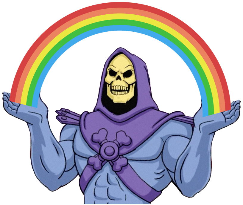 Skeletor sticker He-man weatherproof bumper vinyl decal