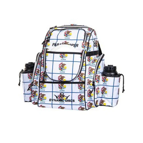 Paratrooper Backpack State Flag Illinois Dynamic Discs New Prime Disc Golf Bag