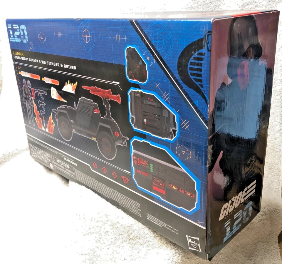 COBRA NIGHT ATTACK 4X4 STINGER & DRIVER Serie Clasificada 120 gi g.i. joe NUEVO Foto 4 de 4