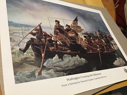 George Washington American Bicentennial Souvenir Stamp Sheets #1686-1689 Set - Bild 5 von 5