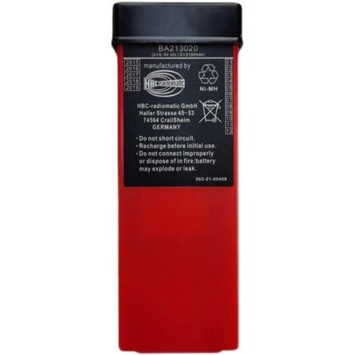 2 x HBC Radiomatic BA213020 BA214061 FUB10AA Rechargeable Battery 2100mAh Backup - Picture 1 of 2