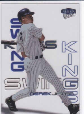 DEREK JETER 2000 Fleer Ultra RARE SWING KINGS #9 of 10 SK New York