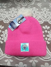 Manchester City Neptune Bobble Beanie Hat Unisex Man City FC Official Licensed