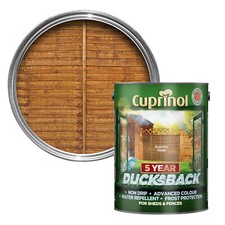 Cuprinol 5L Paint Ducks Back Weatherproof Non-Drip Frost Protection Shed & Fence
