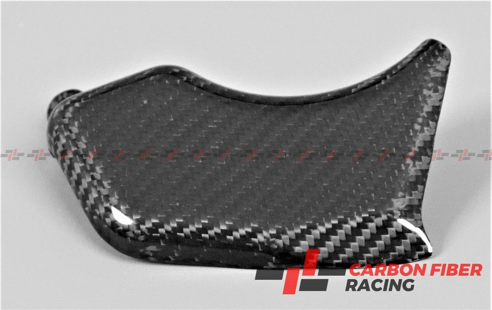 2011-2020 Triumph Speed Triple 1050R Coolant Reservoir Cover - 100% Carbon Fiber - Image 2 of 3