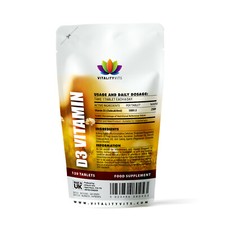 Vitamin D D3 5000IU 120 Tablets - Sunshine Vitamin MAX Strength - Immune System