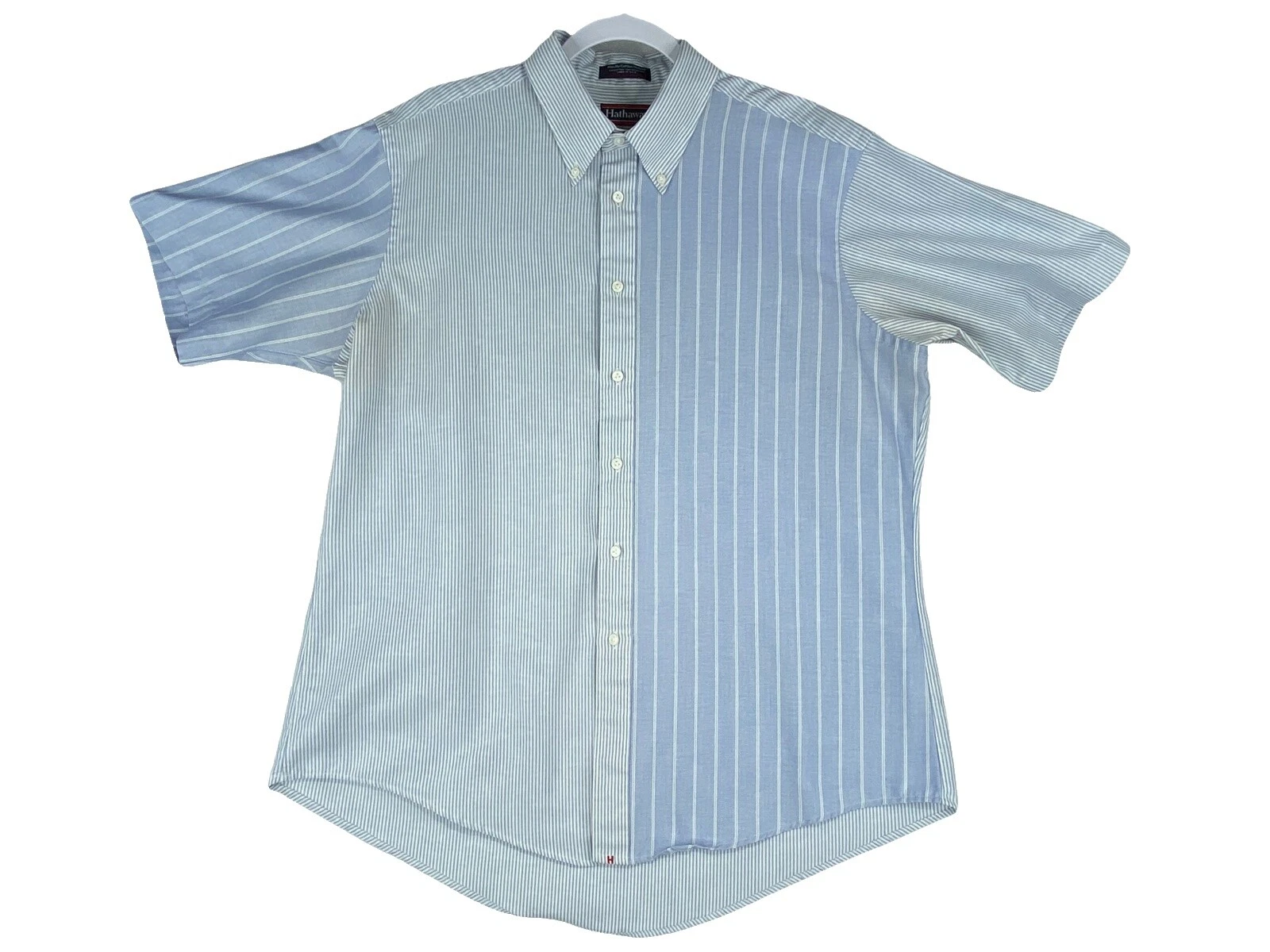 Lady Hathaway Striped Dress Shirts for Men White