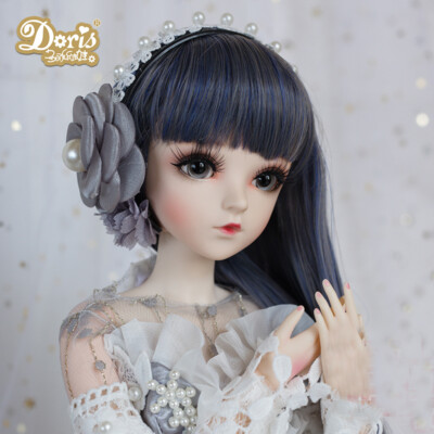 Full Set 1/3 BJD Doll Ball Jointed Female Girl Doll Princess Dress Face Makeup