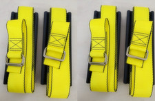 4pc Snow Mud And Sand Tire Traction Chain Straps Device For Trucks Large Suv