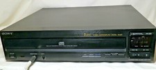 Vintage Sony CDP-C205 5-Disc Compact Disc Player, MFG July 1990, Excellent Cond
