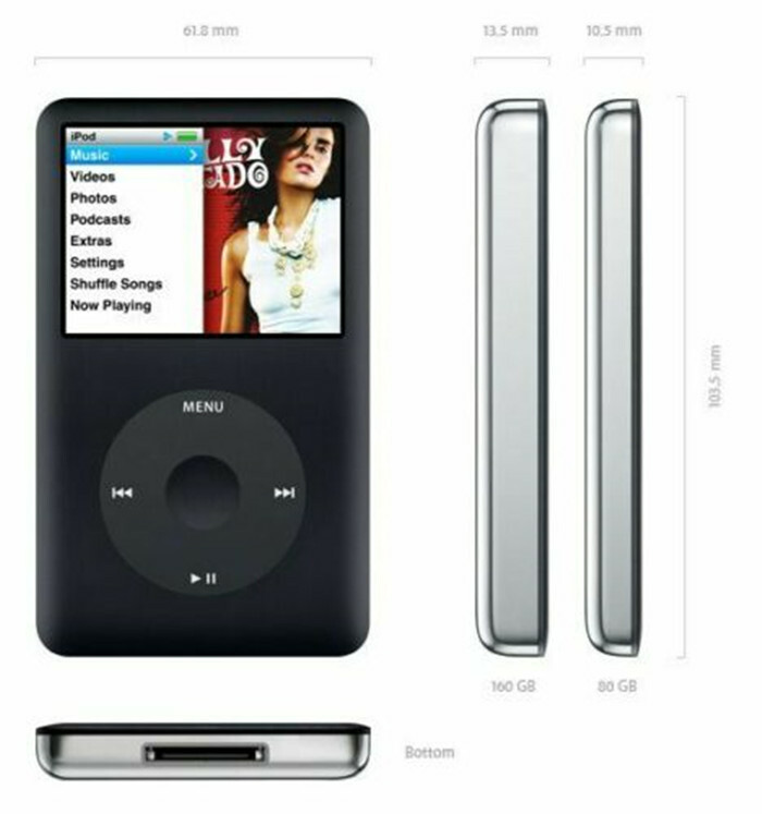 NEW ipod Classic 5th, 6th 7th generation 30GB,80GB, 120GB