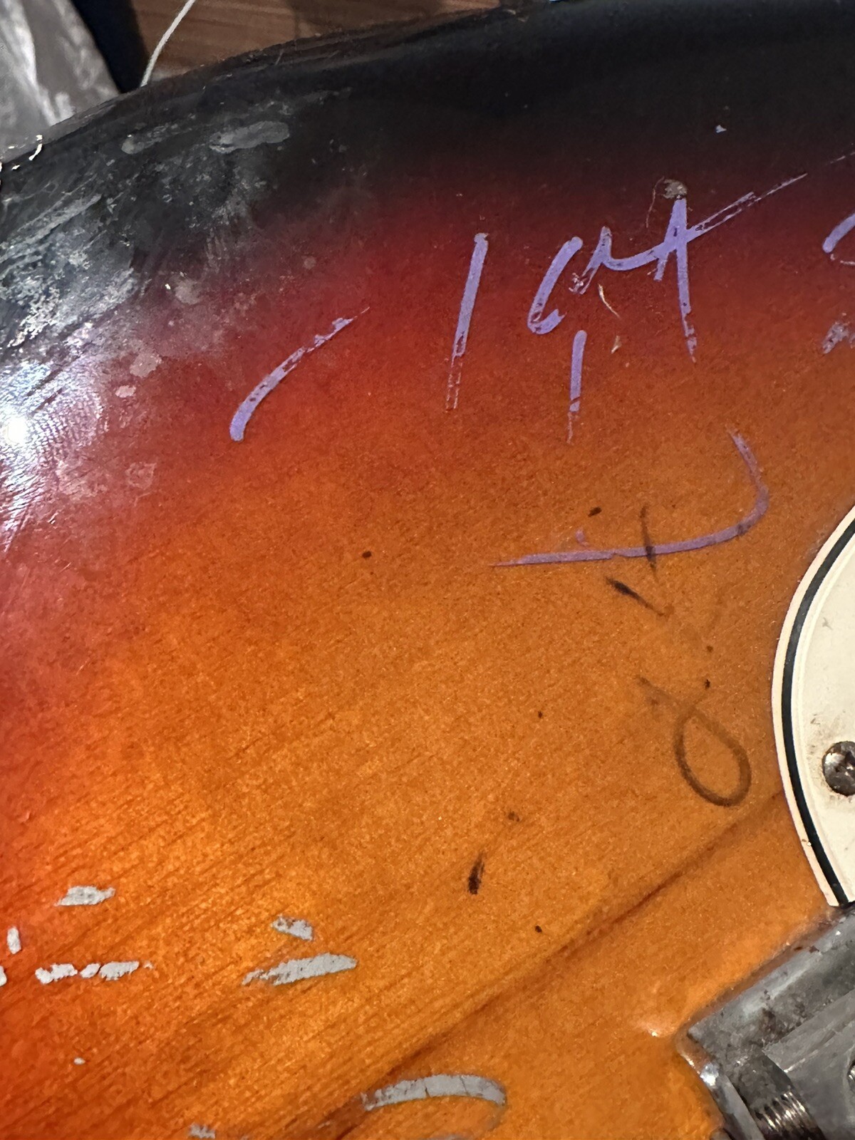 Signed Brad Whitford 5 Aerosmith Members Autographed Electric Dinosaur