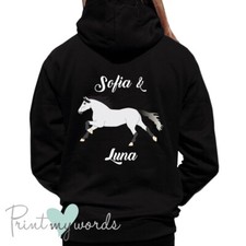 Children's Personalised Equestrian Hoodie - Custom Made To Look Like Your Horse!