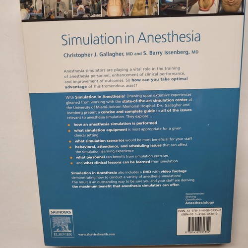 Simulation In Anesthesia With Unused/Sealed CD - Very Good - Picture 2 of 8