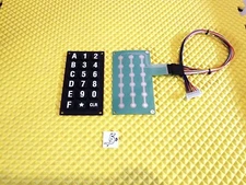 DIXIE NARCO BEV MAX  2145, 3561, 5000, 5591 SELECTION KEY PAD, OVERLAY, CABLE