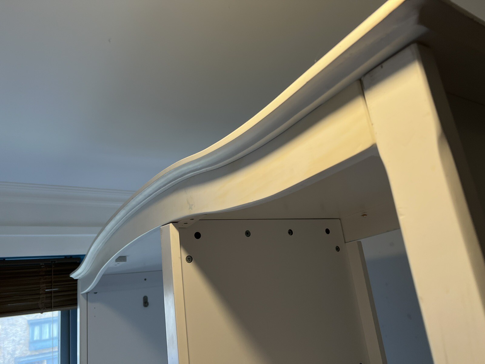 White Wooden Open Wardrobe Storage Shelves eBay