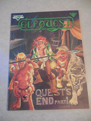 ELFQUEST #19, QUEST'S END PART 1, WARP GRAPHICS, 1984, MAGAZINE SIZE ...