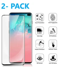 2Pack Full Cover Tempered Glass Screen Protector Samsung Galaxy N10 Plus/Note 10