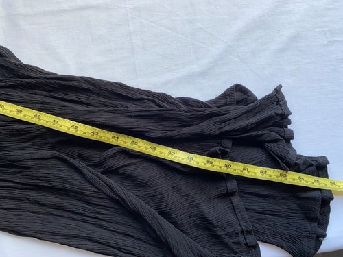 Milk And Honey Maxi Dress Womens Size 10 Black White CutOut Strappy Zip Flowy - Picture 7 of 8