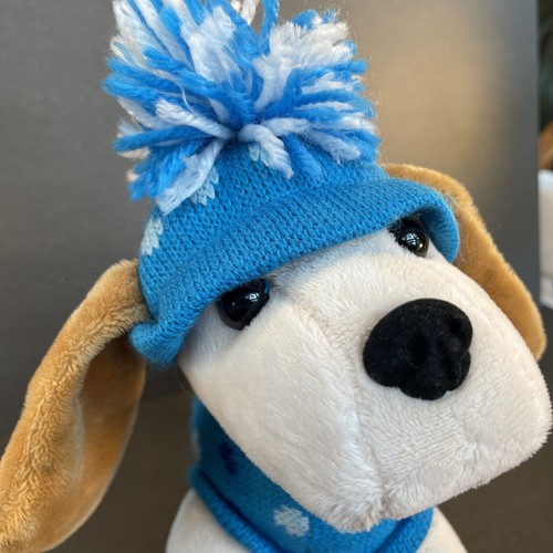 Cappello maglione blu Dan Dee bassotto cane da collezione scelta peluche peluche giocattolo - Foto 2 di 9