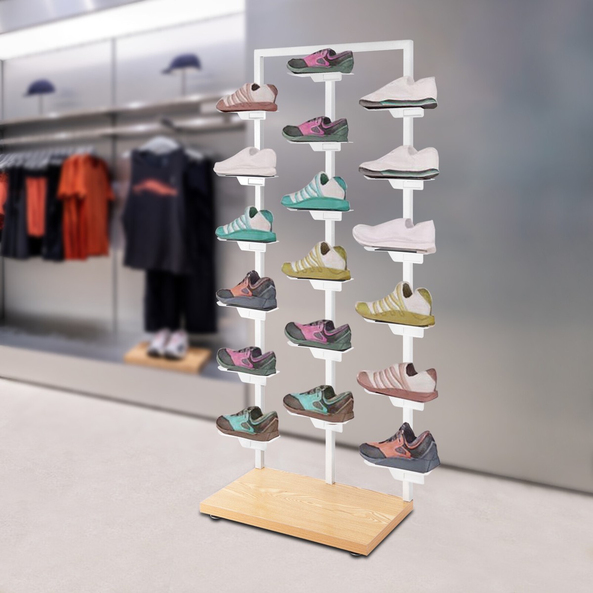 靴の置物 Clear Shoe Boxes | 9 Pack Stackable Magnetic Side Opening