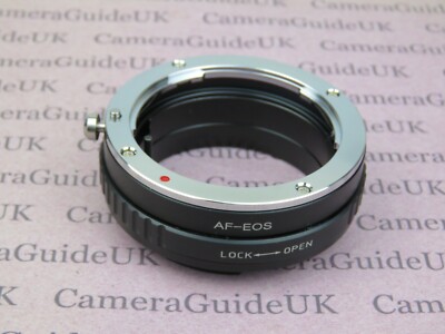 AF-EOS Sony Minolta Objektivadapter für Canon EOS 6D Mark II 850D 750D 90D 77D 7D 7D
