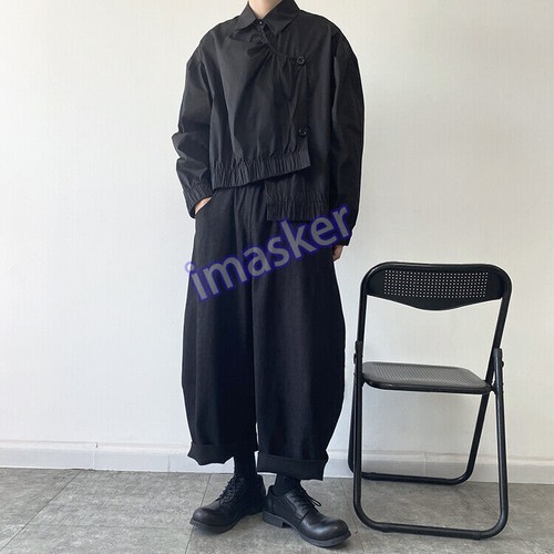 Pantalone uomo bello nove punti gonna gamba larga pantaloni bloomers XL - Foto 16 di 26