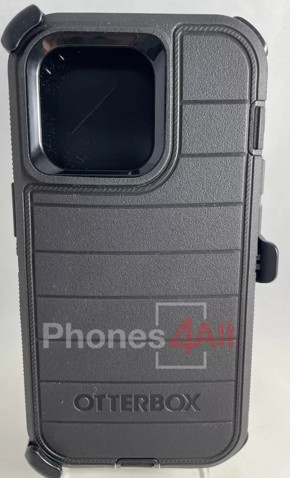 OtterBox Rugged Anti-Microbial Defender Pro iPhone 14 PRO (PRO ONLY) Black NEW - Image 2 of 4