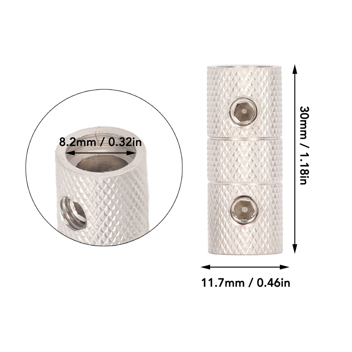 4 Gauge Wre Connectors Kt For Car Audo Splce Battery Cable Butt