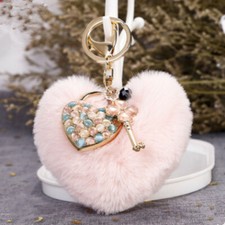 Valentine's Romantic Gifts Love Heart Keychains Keyring Pendants Tag Purse Bag