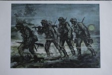 Erich Palmowski Print From The 1944 Portfolio, "Wie Die Pflicht Es Befiehlt"