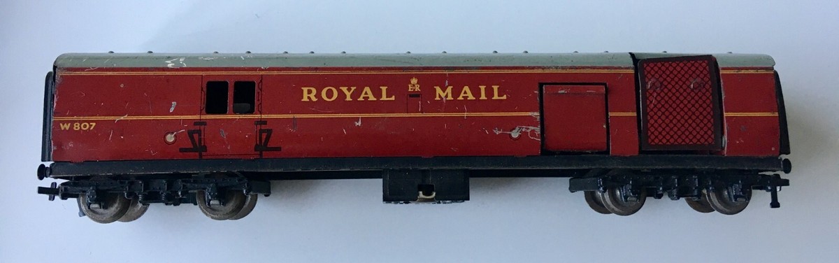 Ancien Set T.P.O. Royal Mail HORNBY Dublo - Train Postal Complet Avec Boîte D'origine
