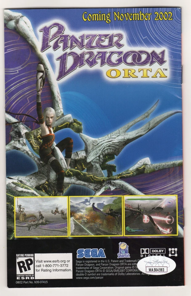 JSRF: Jet Set Radio Future XBOX  signed by Charles Martinet JSA complete - Image 4 of 4