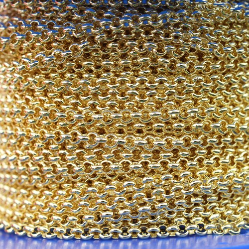 1m Jasseronkette 3,5mm Schmuckkette Gliederkette Schmuckzubehör Schmuck Selber m - Picture 15 of 18