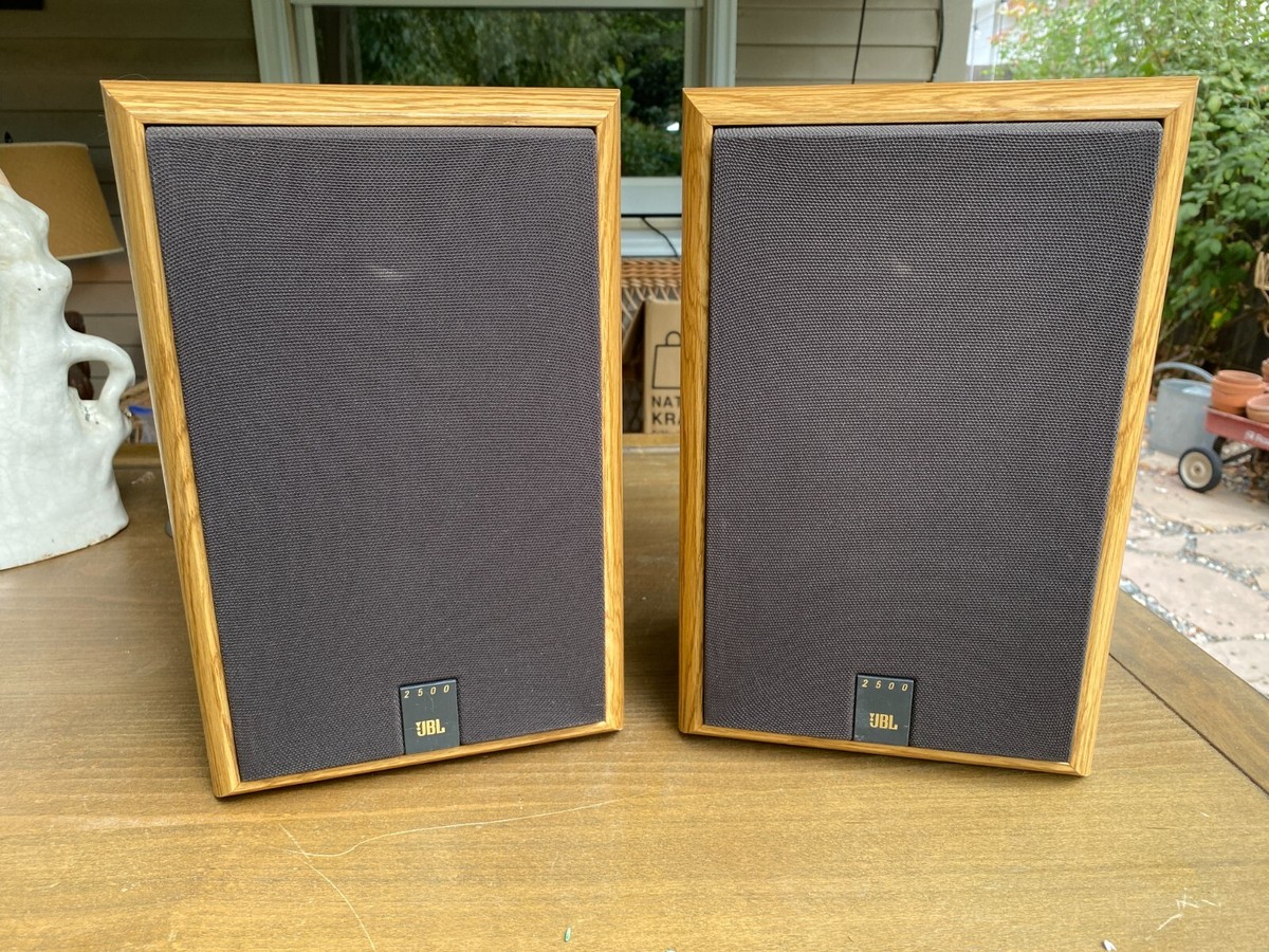 JBL 2500 - VINTAGE 2 Way Book Shelf Speakers - Tested - VG