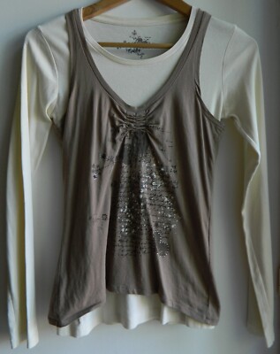 Damen Langarmshirt Gr. 2 ''Cache Cache''