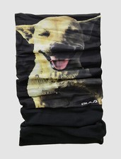 89 BULA Kids' Unisex Black Rage Dog Printed Tube Warm Winter Scarf One Size
