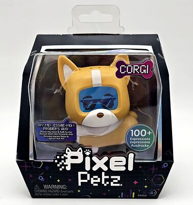 Pixel Petz Corgi interaktives Spielzeug mit 100 Gesichtsausdrücken NEU & OVP