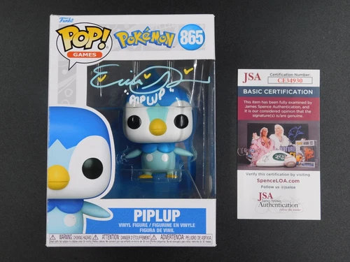 Erica Schroeder Signed Autograph Inscribed Funko Pop 865 Piplup Pokemon JSA COA