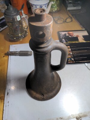 Antique Cast Iron Screw Jack Railroad 13