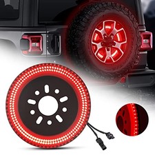 3-Side Spare Tire Brake Light, 400PCS LED Wheel Light, Plug-N 2018-2020 JL